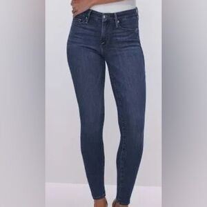 Good American Women’s  size 18 Blue  Good Legs Skinny Jeans Medium Wash Stretch